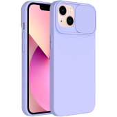 Silikónové puzdro na Apple iPhone 14 Pro Max Slide TPU fialové