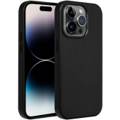 Plastové puzdro na Apple iPhone 14 Plus Leather Mag čierne
