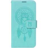 Diárové puzdro na Samsung Galaxy S23+ 5G S916 MEZZO dreamcatcher zelené