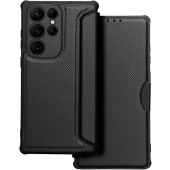 Diárové puzdro na Samsung Galaxy S23 Ultra 5G S918 RAZOR čierne