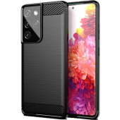 Silikónové puzdro na Samsung Galaxy S23 Ultra 5G S918 Forcell Carbon čierne