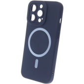 Silikónové puzdro na Apple iPhone 12 Silicon MagSafe modré