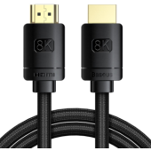 Kábel Baseus HDMI 2.1 8K 60Hz/4K 120Hz/2K144Hz 3D Dynamic HDR 1.5m čierny