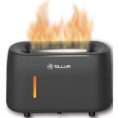 Difuzér Tellur flame aroma, 240 ml, LED, šedá