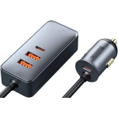 Baseus Share Together 2in1 CCBT-A0G PD 120W 2x USB 2x USB-C sivá