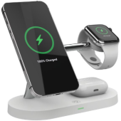 Bezdrôtová nabíjačka Tech-Protect A14 3v1 MagSafe biela