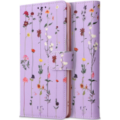 Diárové puzdro na Samsung Galaxy A14 5G A146 Tech-Protect Wallet Garden fialové