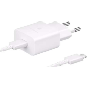 Samsung GaN EP-T2510XWE, USB-C 25W + kábel USB-C/USB-C 1m, biela (Blister)
