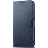 Diárové puzdro na OPPO A17 Texture Calf Book modré