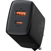 Sieťová nabíjačka Baseus CCXJ-B01 Compact Quick Charge USB/USB-C PD 20W čierna