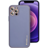 Plastové puzdro na Apple iPhone 15 Leather modré