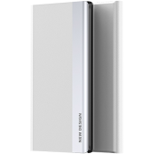 Diárové puzdro na Xiaomi Redmi 12C Slide Book strieborné