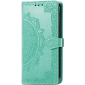 Diárové puzdro na Motorola Moto G42 MEZZO mandala zelené
