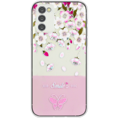 Silikónové puzdro na Samsung Galaxy A14 LTE A145/A14 5G A146 Design kvety