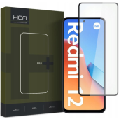 Tvrdené sklo na Xiaomi Redmi 12 LTE/5G Hofi Pro+ 9H celotvárové čierne