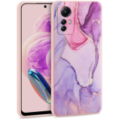 Silikónové puzdro na Xiaomi Redmi Note 12S Tech-Protect Mood marble