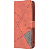 Diárové puzdro na Xiaomi Redmi Note 12S Texture hnedé