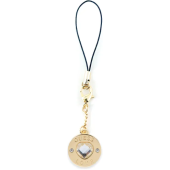 Guess pendant GUCPMHGLD Heart Diamond Charm with Rhinestones