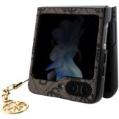 Obal Guess 4G Charms Samsung Galaxy Z Flip5 5G F731 GUHCZF5GF4GBR Brown