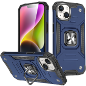 Odolné puzdro na Apple iPhone 15 Ring Armor Rugged modré