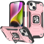 Odolné puzdro na Apple iPhone 15 Ring Armor Rugged ružové