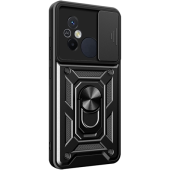 Odolné puzdro na Samsung Galaxy A32 5G A326 Camshield Ring Armor čierne