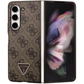 Obal Guess 4G PU Leather Triangle Samsung Galaxy Z Fold5 5G F946 GUHCZFD5P4TDPW Brown