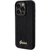 Obal Guess Sequin Script Logo Apple iPhone 14 Pro Max GUHCP14XPSFDGSK Black