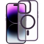 Obal Matte Mag Cover MagSafe Apple iPhone 15 Plus purple