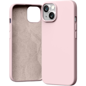 Silikónové puzdro na Apple iPhone 15 Plus Mercury Silicone ružové