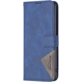 Diárové puzdro na Oppo A98 5G Texture modré