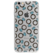 Silikónové puzdro na Apple iPhone 7/8/SE 2020/SE 2022 Flavr Real prstene