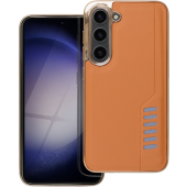 Plastové puzdro na Samsung Galaxy S23 5G S911 MILANO hnedé