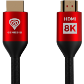 Genesis HDMI M/M V2.1 8K, na XBOX X/S, 3m, čierno-červený