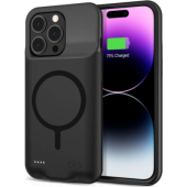 Puzdro s integrovanou batériou na Apple iPhone 15 Pro Tech-protect Power MagSafe 7000 mAh čierne