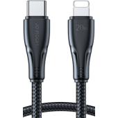 Joyroom Surpass Series S-CL020A11, USB-C na Lightning, 20W, 0.25m, čierny