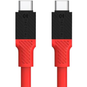 Tactical Fat Man, USB-C na USB-C, 1m, červený
