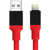 Tactical Fat Man, USB-A na Lightning, 1m, červený