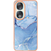 Silikónové puzdro na Honor 90 5G Design TPU marble modré