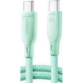 Joyroom Multi-Color Series SA34-CC3, USB-C na USB-C, PD 60W, 1m, zelený