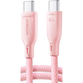 Joyroom Multi-Color Series SA34-CC3, USB-C na USB-C, PD 60W, 1m, ružový