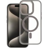 Obal Matte Mag Cover MagSafe Apple iPhone 15 Pro Max titanium