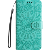 Diárové puzdro na Xiaomi 13T 5G/13T Pro 5G MEZZO slnečnica zelené