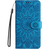 Diárové puzdro na Xiaomi 13T 5G/13T Pro 5G MEZZO slnečnica modré