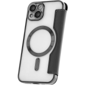 Diárové puzdro na Apple iPhone 15 Pro Max Smart Chrome Mag čierne