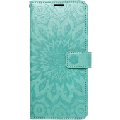 Diárové puzdro na Samsung Galaxy A25 5G A256 MEZZO mandala zelené