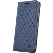 Diárové puzdro na Xiaomi Redmi 12C/Poco C55 Smart Caro modré