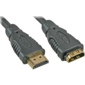 PremiumCord predlžovací kábel HDMI, M/F, 10m, čierny