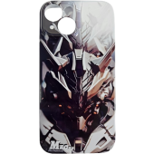 Plastové puzdro na Apple iPhone 15 Robot zlaté