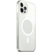 Silikónové puzdro na Apple iPhone 14 Pro Max SWISSTEN Clear Jelly MagStick MagSafe transparentné